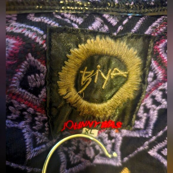 SOLD!! BIYA JOHNNY WAS Tulum Embroidered Hooded Duster Cardigan - Size XL - Picture 6 of 9